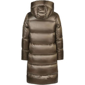 Pikeur Abrigo Largo Quiltes AW25 Slate Brown