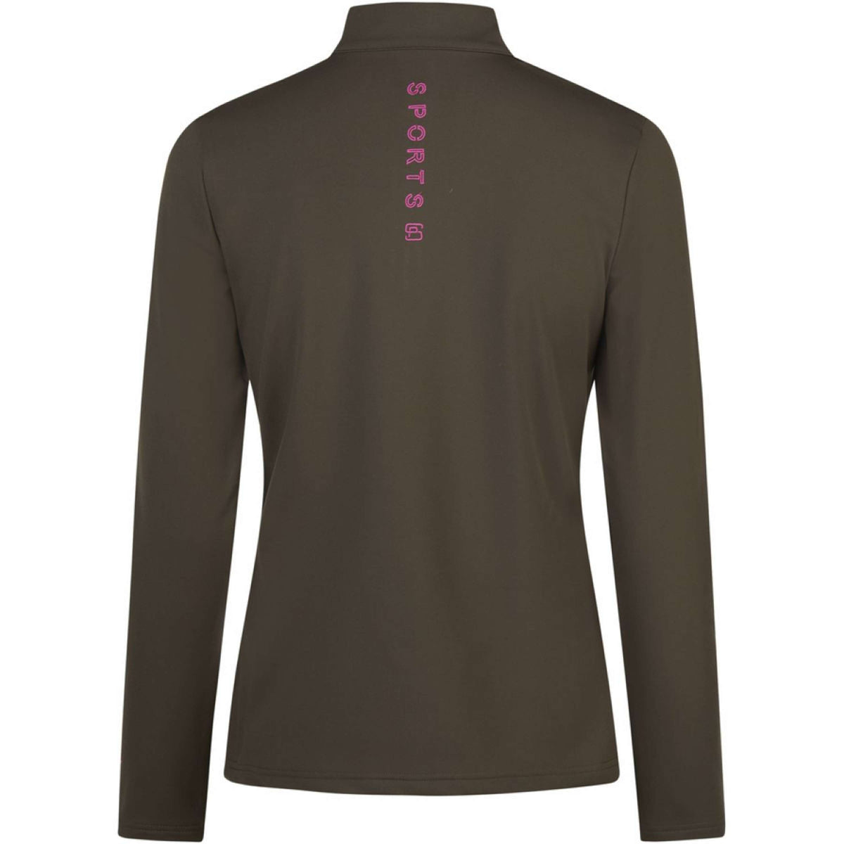 Pikeur Shirt Zip Sports AW25 Deep Khaki