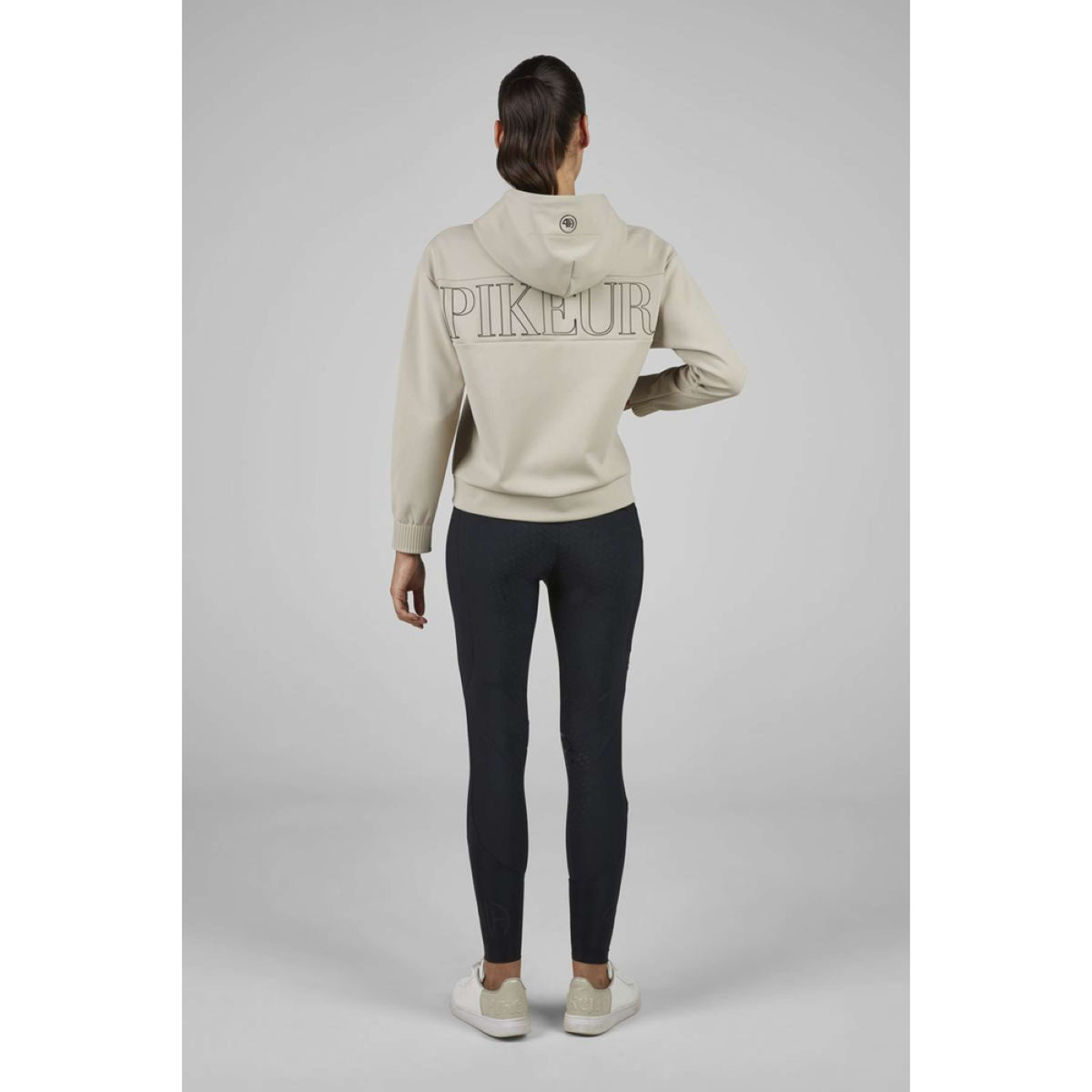 Pikeur Sudadera con capucha y cremallera Athleisure AW25 Almond