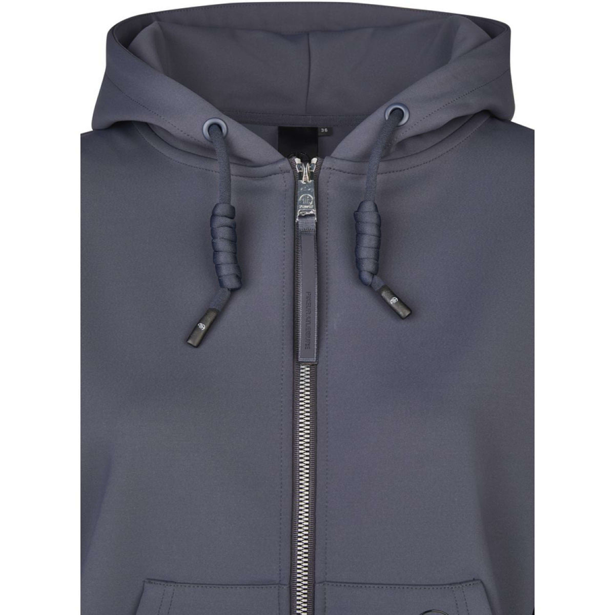 Pikeur Sudadera con capucha y cremallera Athleisure AW25 Graphite Blue