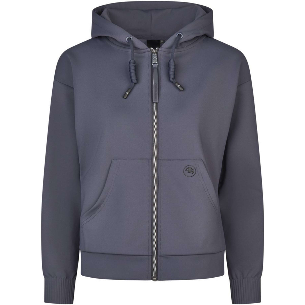 Pikeur Sudadera con capucha y cremallera Athleisure AW25 Graphite Blue