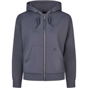 Pikeur Sudadera con capucha y cremallera Athleisure AW25 Graphite Blue