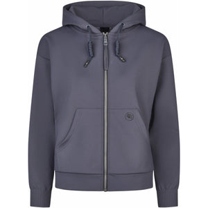 Pikeur Sudadera con capucha y cremallera Athleisure AW25 Graphite Blue