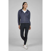 Pikeur Sudadera con capucha y cremallera Athleisure AW25 Graphite Blue