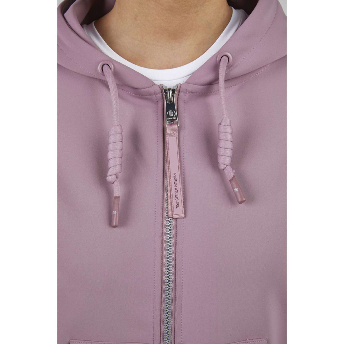 Pikeur Sudadera con capucha y cremallera Athleisure AW25 Berry Blush