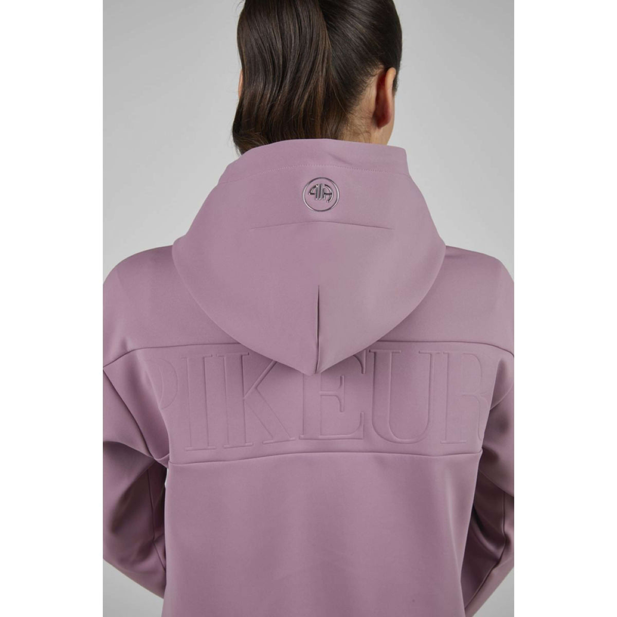 Pikeur Sudadera con capucha y cremallera Athleisure AW25 Berry Blush