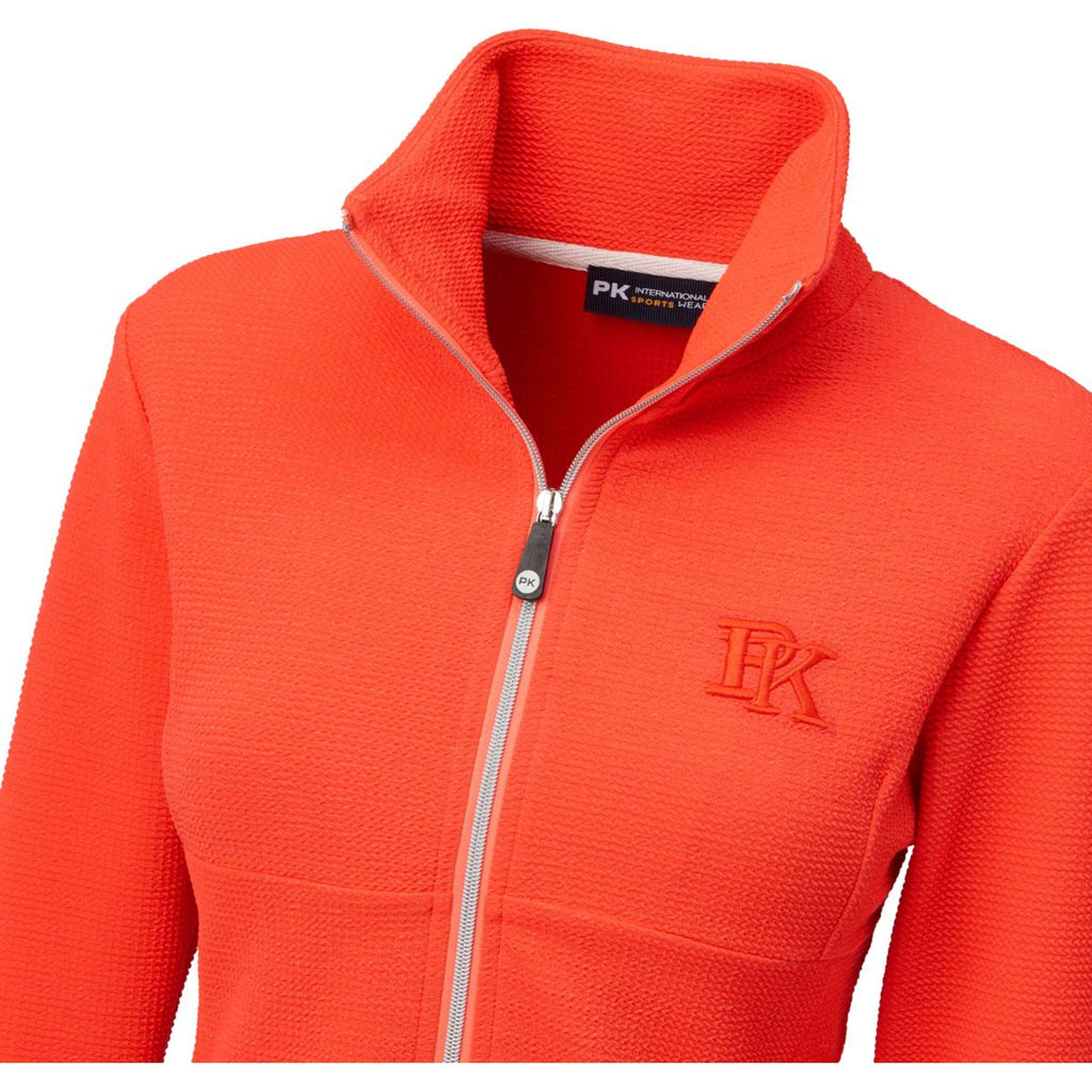 PK International Sudadera con capucha y cremallera Arezzo Fluo Coral