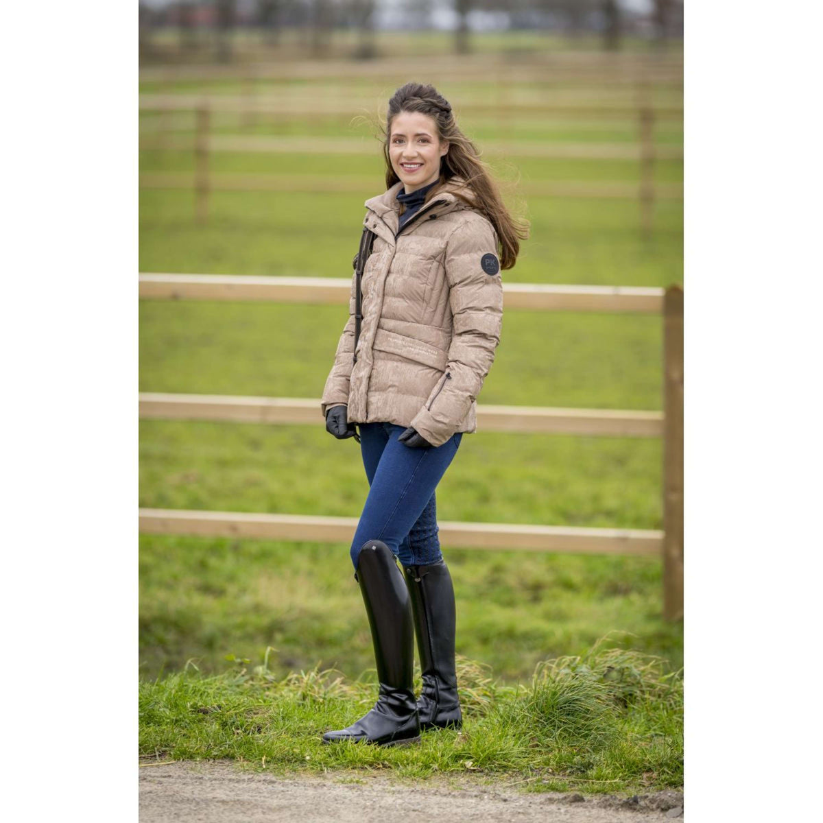 PK Pantalón de Equitación Telstar Full Grip Ebano