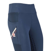 PK International Legging de Equitación Bretton Full Grip Moonlight