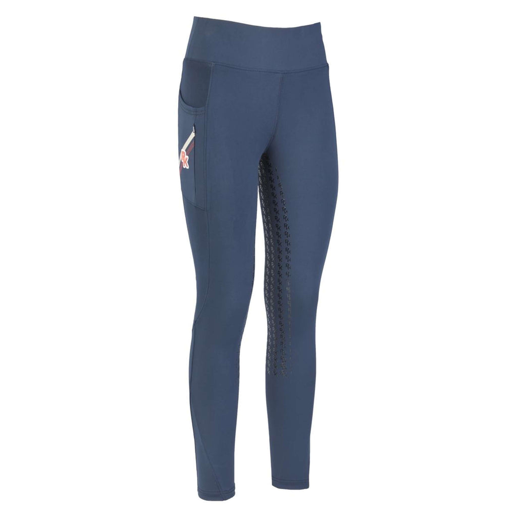 PK International Legging de Equitación Bretton Full Grip Moonlight