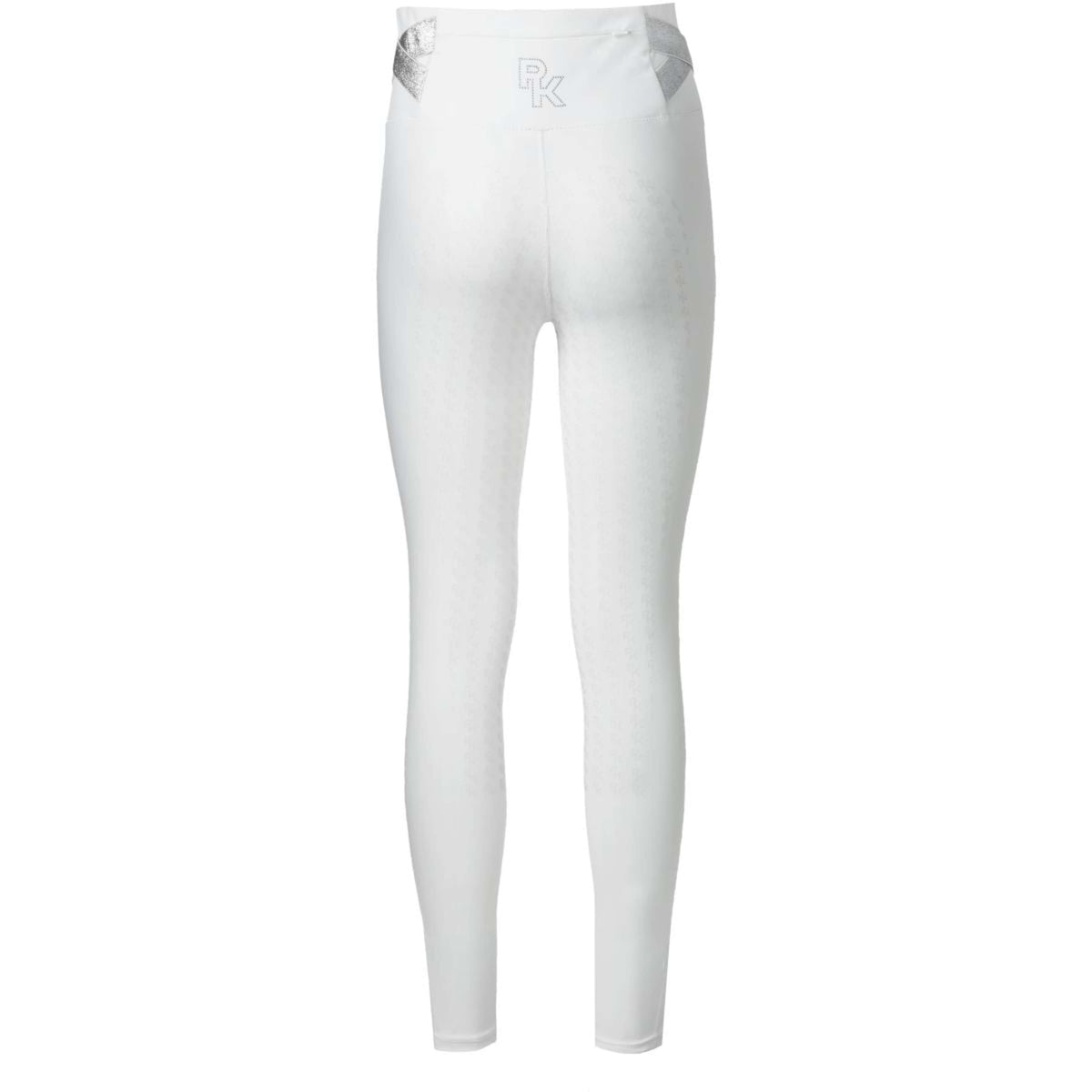 PK Legging de Equitación Jupiter Full Grip Blanco