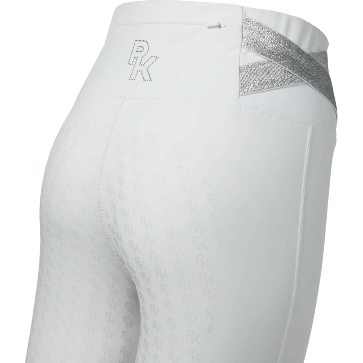 PK Legging de Equitación Jupiter Full Grip Blanco