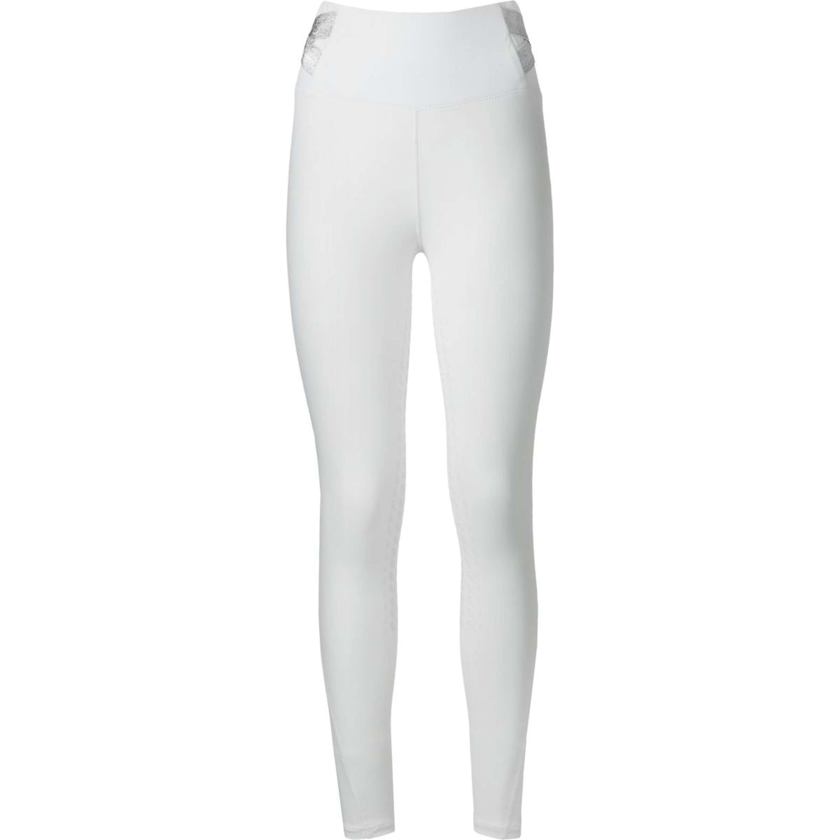 PK Legging de Equitación Jupiter Full Grip Blanco