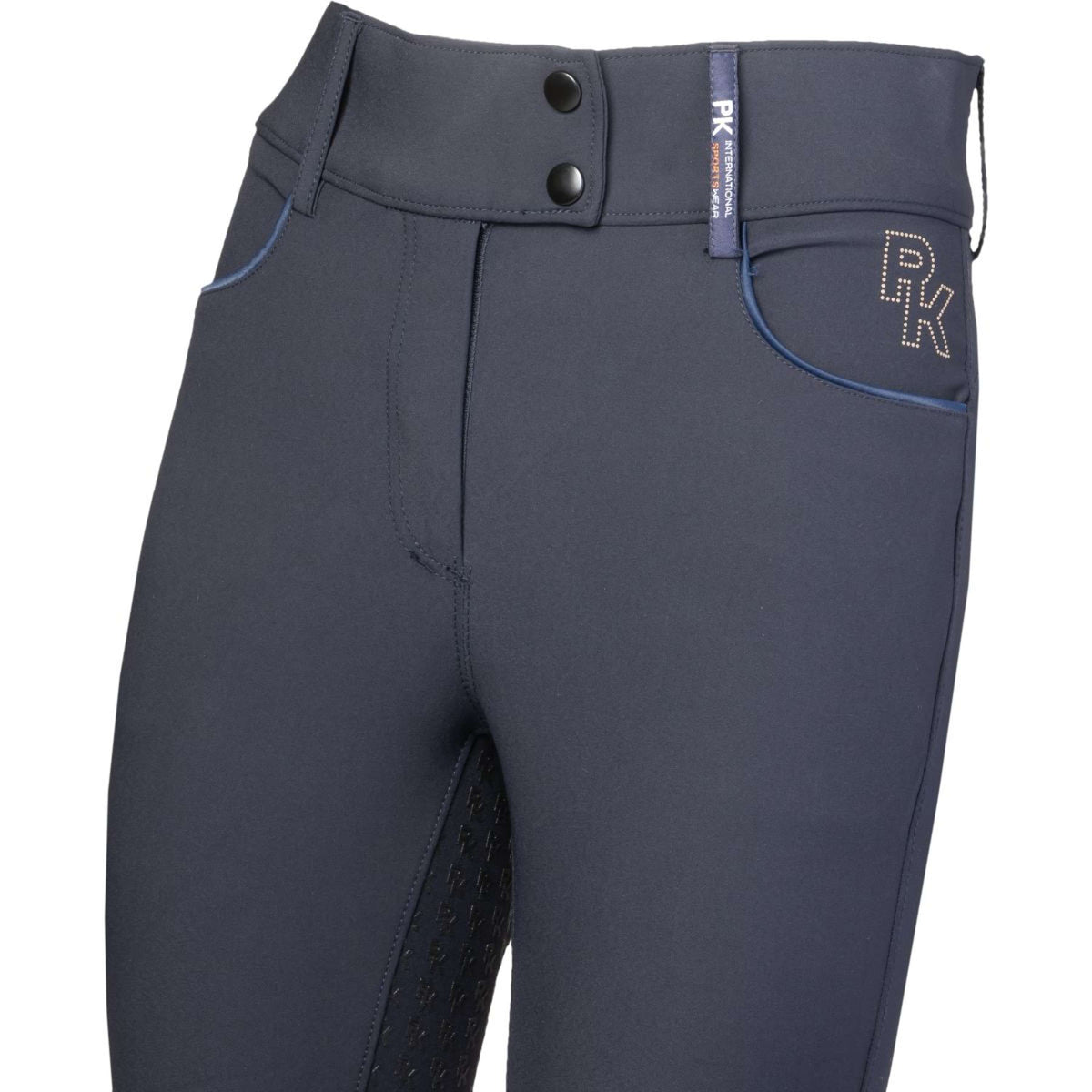 PK International Pantalón de Equitación Outsider Knee Grip Carbon