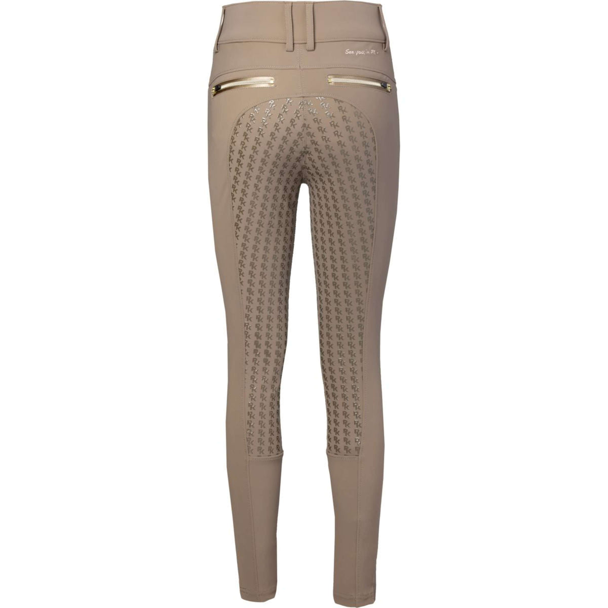 PK International Pantalón de Equitación Outsider Full Grip Sepia