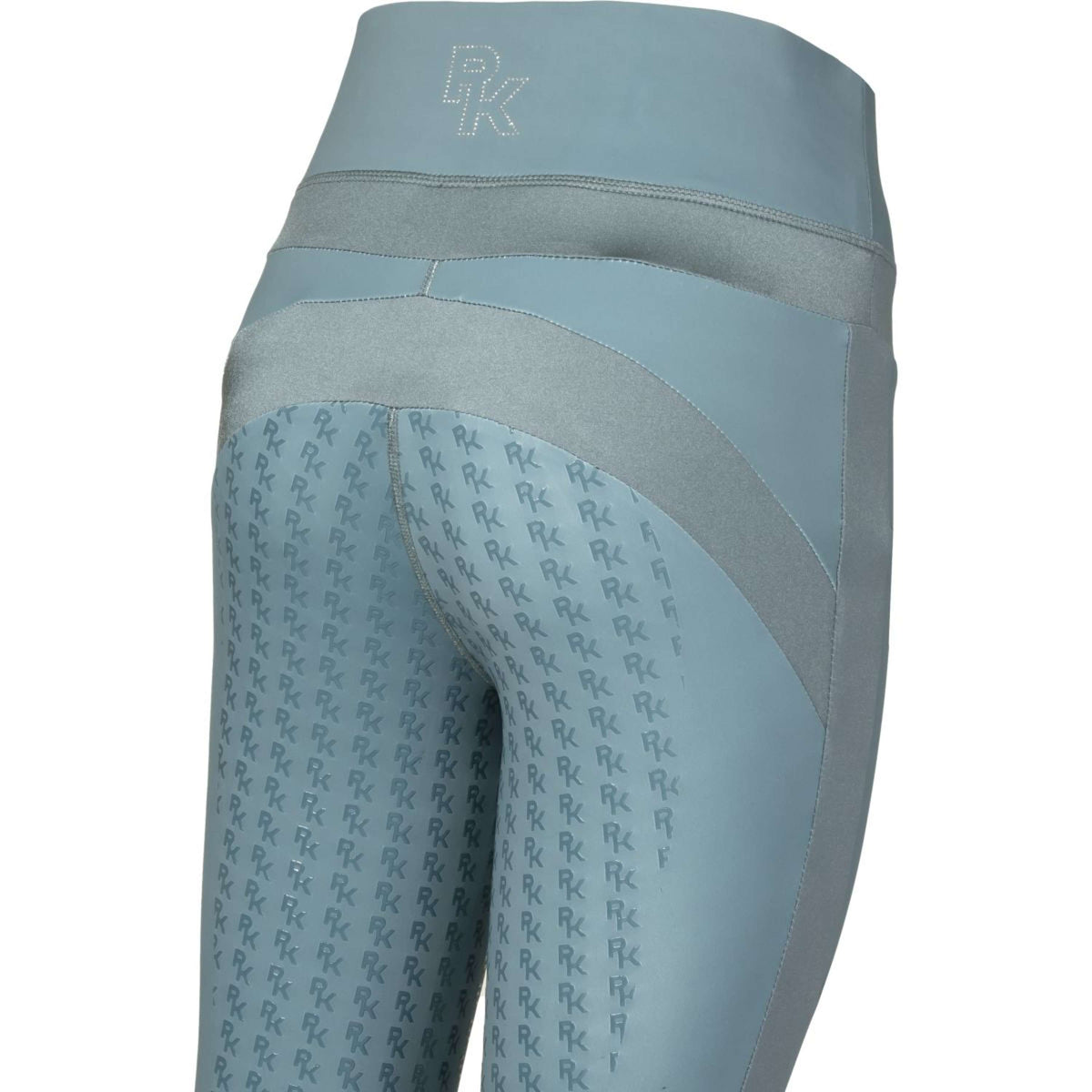 PK International Legging de Equitación Technical Ravage Full Grip Faded Blue
