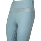 PK International Legging de Equitación Technical Ravage Full Grip Faded Blue