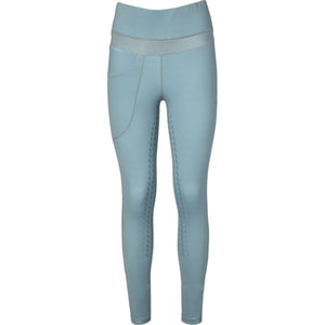 PK International Legging de Equitación Technical Ravage Full Grip Faded Blue
