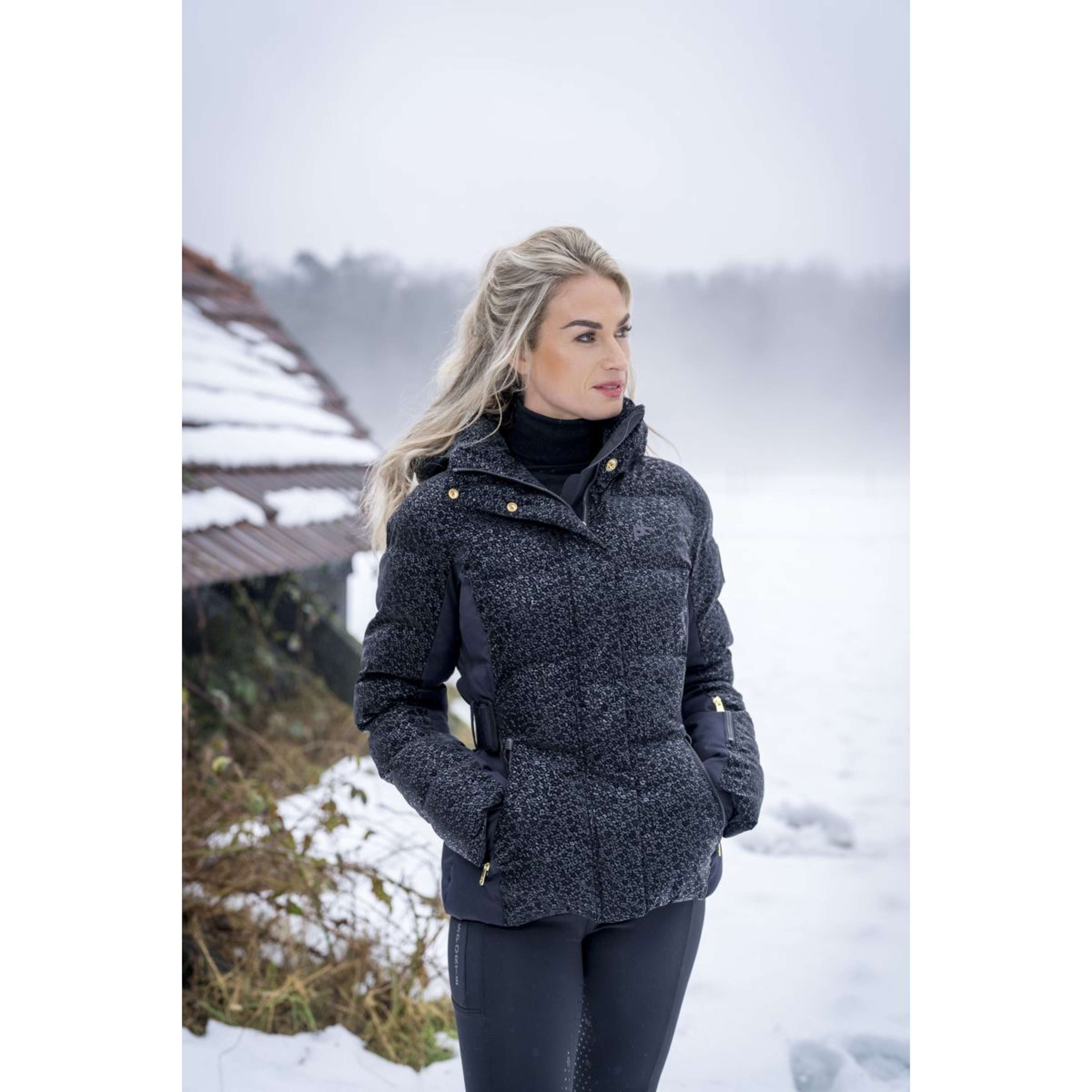 PK Chaqueta Salvina All Over Onyx