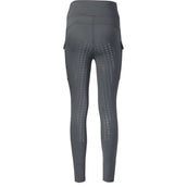 PK International Legging de Equitación Tiesto Full Grip Carbon