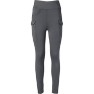 PK International Legging de Equitación Tiesto Full Grip Carbon