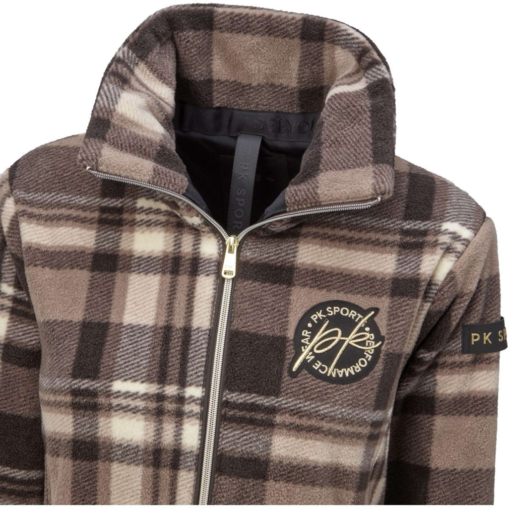 PK Sudadera con capucha y cremallera Timber Fluffy Cafe Marron