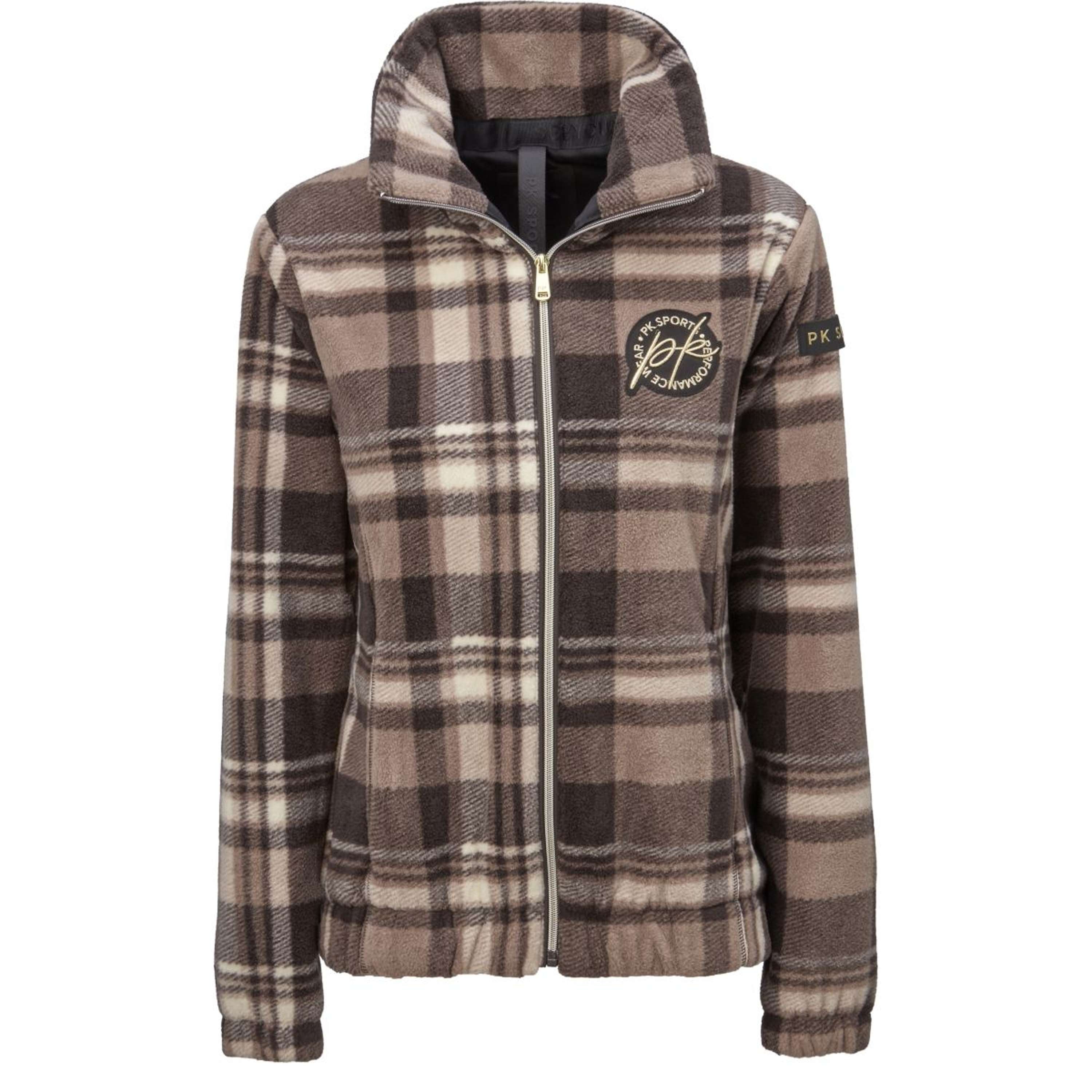 PK Sudadera con capucha y cremallera Timber Fluffy Cafe Marron