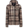 PK Sudadera con capucha y cremallera Timber Fluffy Cafe Marron