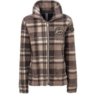 PK Sudadera con capucha y cremallera Timber Fluffy Cafe Marron