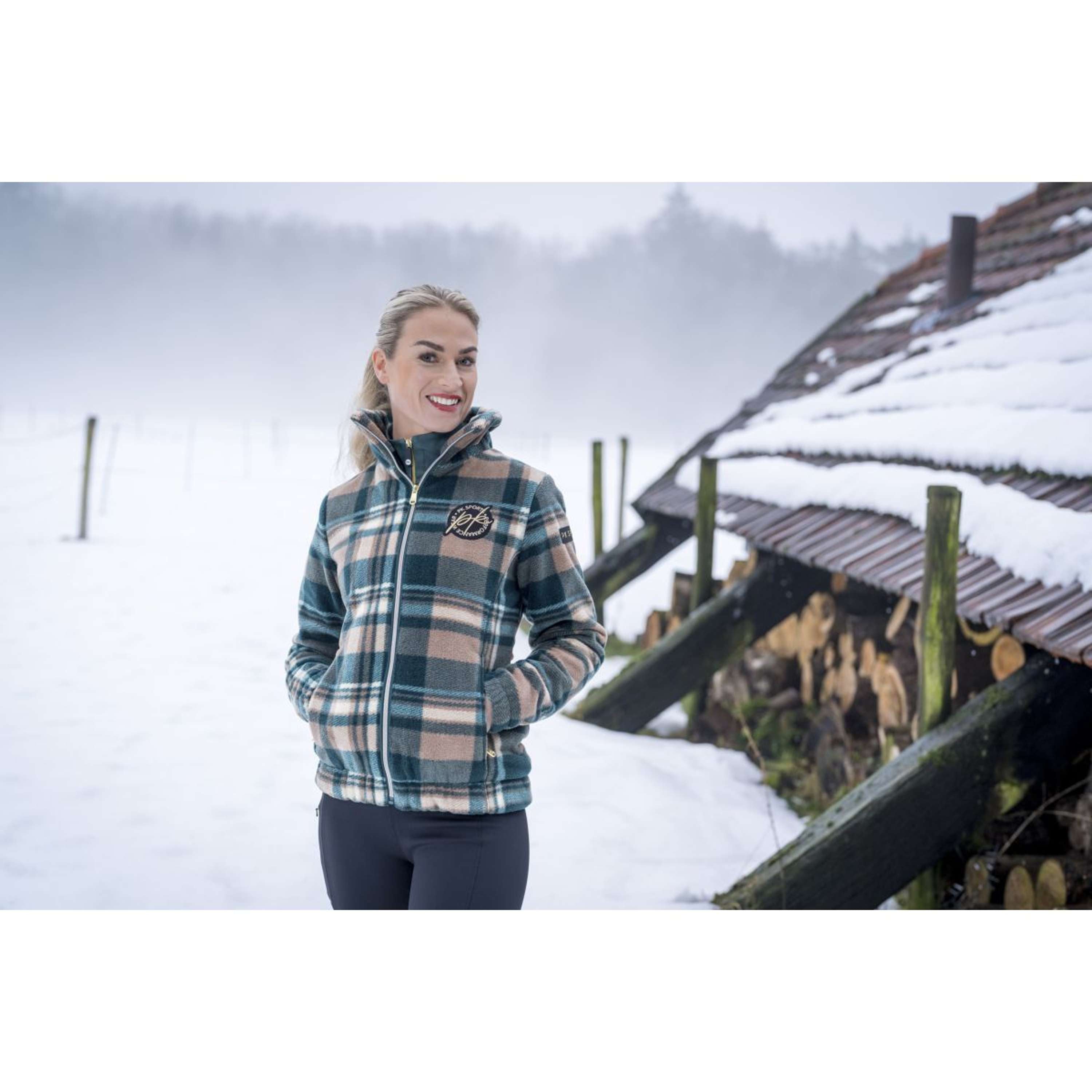 PK Sudadera con capucha y cremallera Timber Fluffy Sea Moss