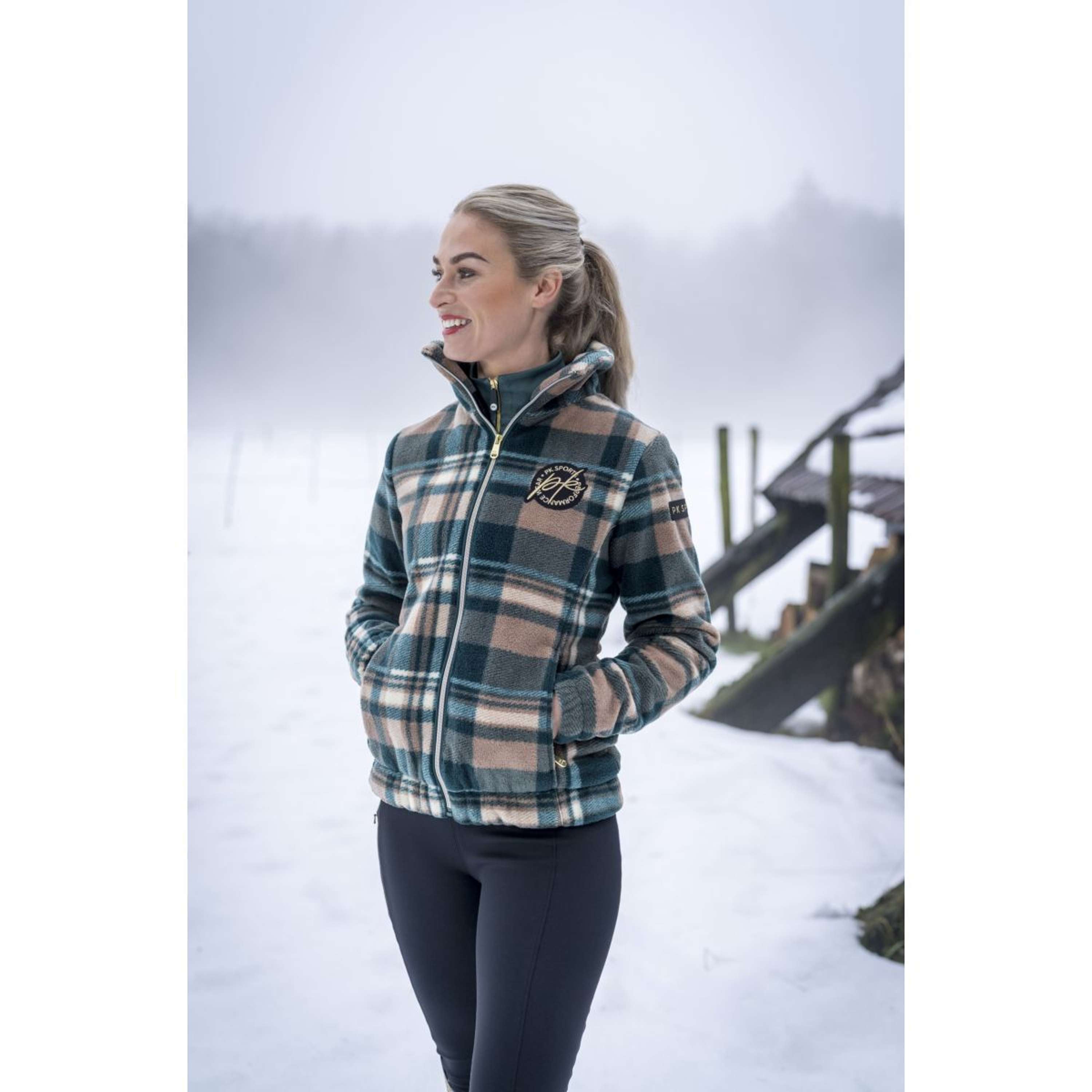PK Sudadera con capucha y cremallera Timber Fluffy Sea Moss