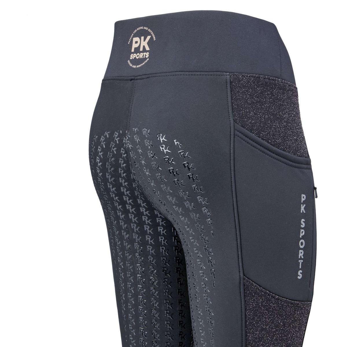 PK Legging de Equitación Toledo Full Grip Negro