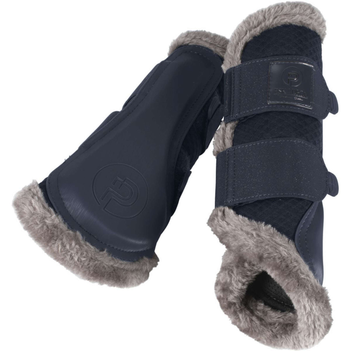 Eskadron Botas para tendones Mesh Fauxfur Shetty Azul Atlantico