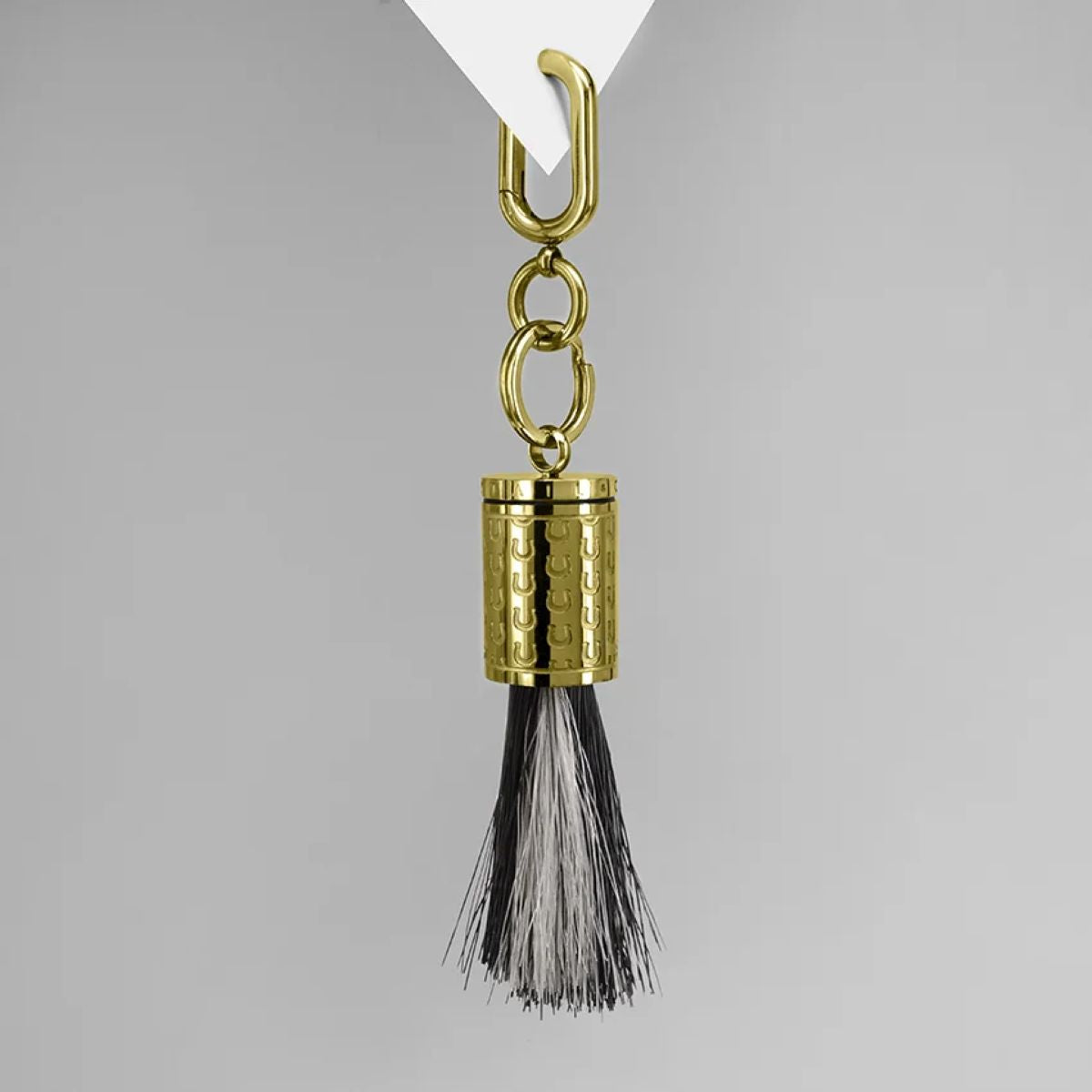 Ponytail&Co Percha Motivo de herradura de crin Oro