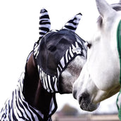 Velder Horsewear Essentials Máscara para Moscas Zebra con Orejas Negro/Blanco
