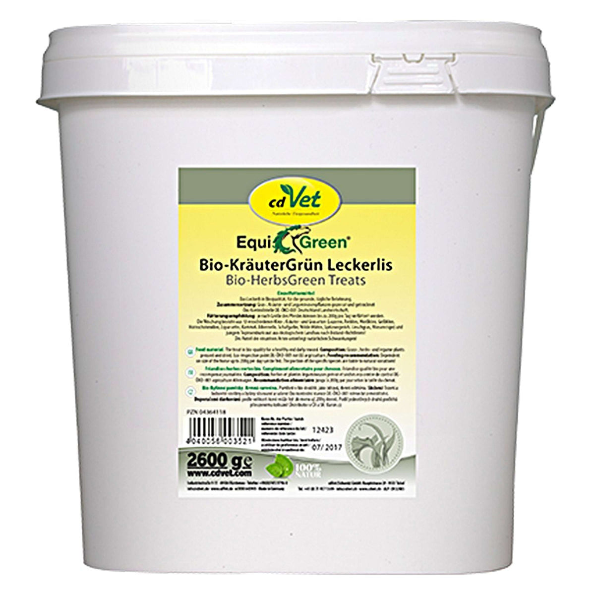 cdVet EquiGreen Bio-Golosinas de Hierbas Verdes