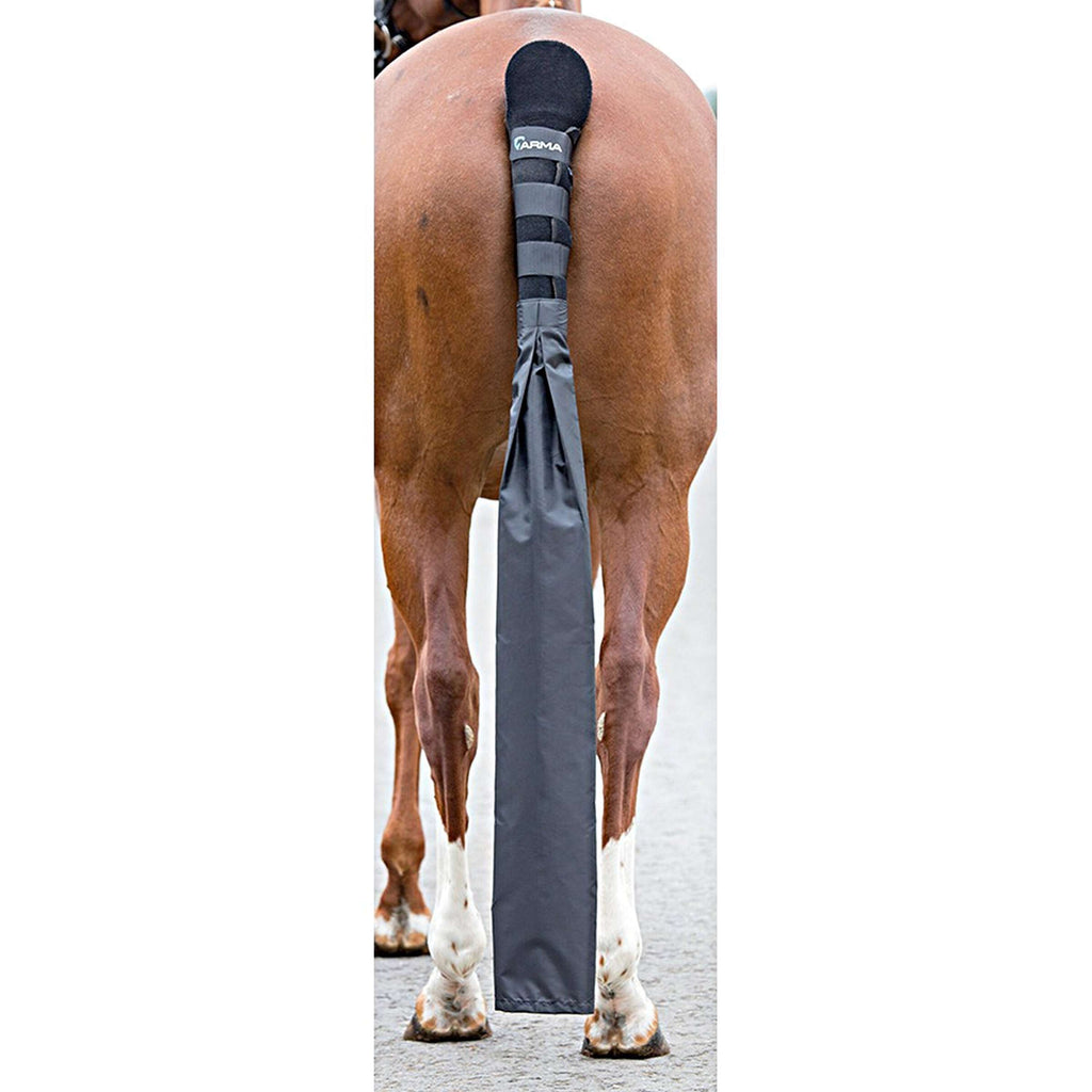 Arma by Shires Protector de Cola con Bolsa de Cola Desmontable Negro