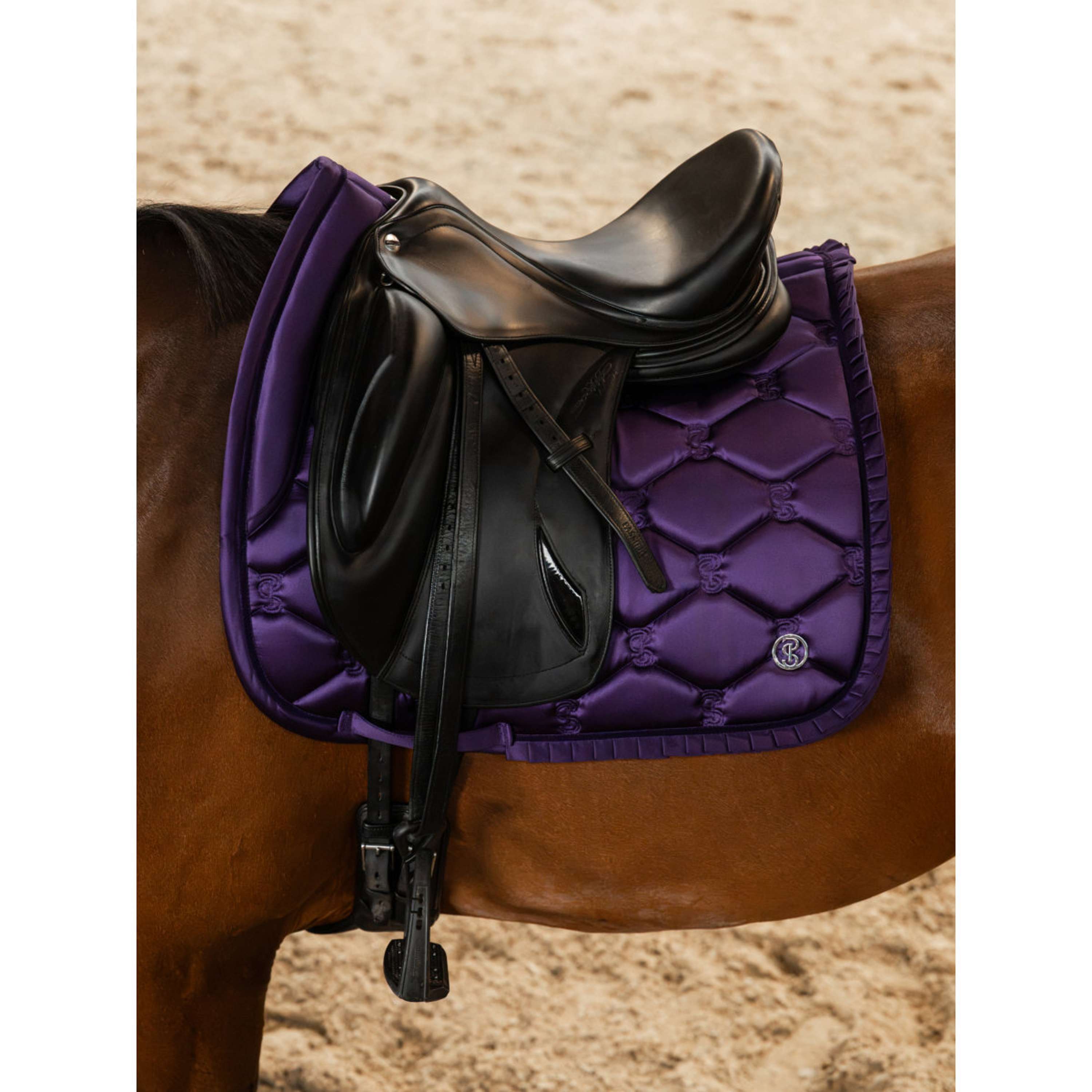 PS of Sweden Mantilla Ruffle Doma Clásica Eclipse Purple