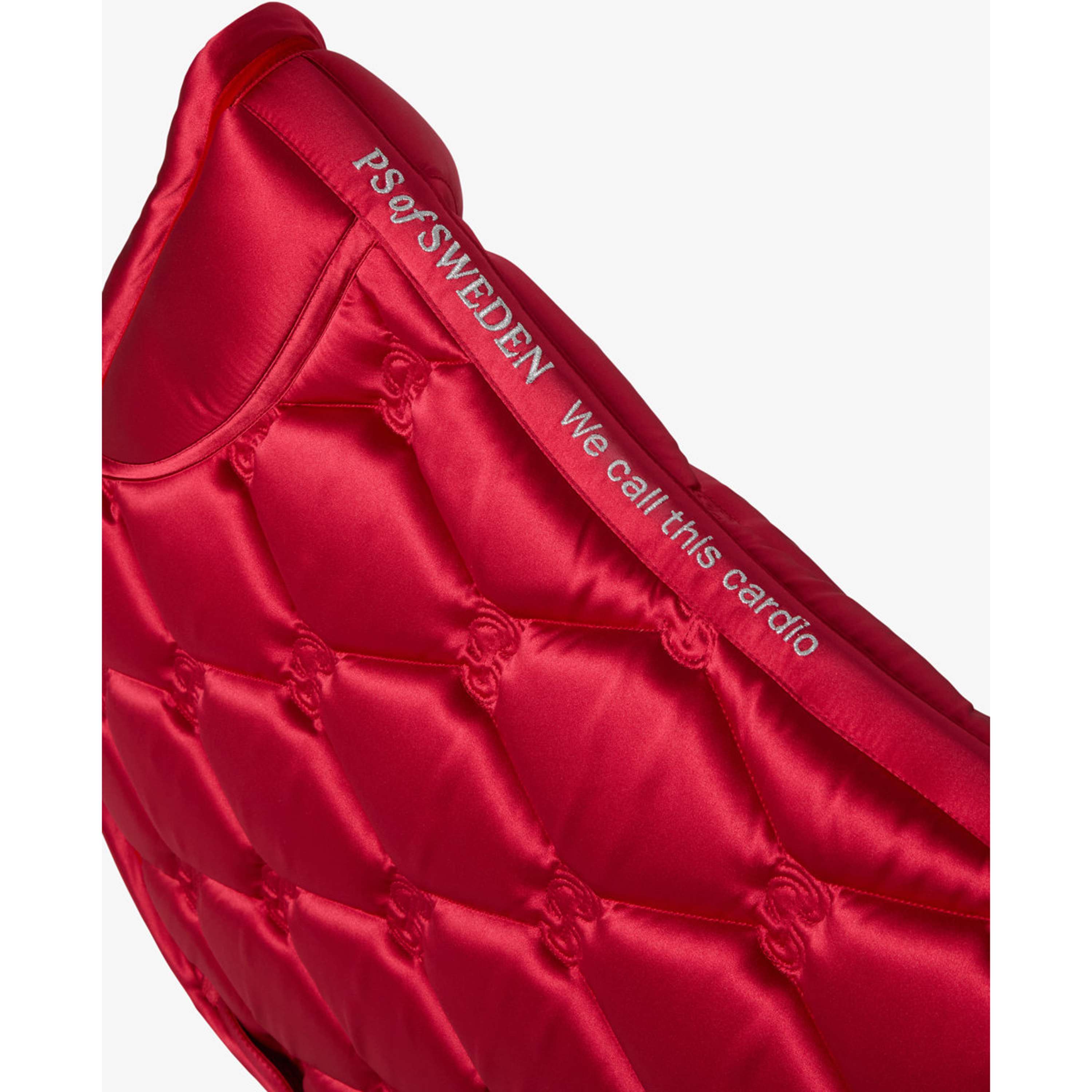 PS of Sweden Mantilla Ruffle Saltando Cranberry Red