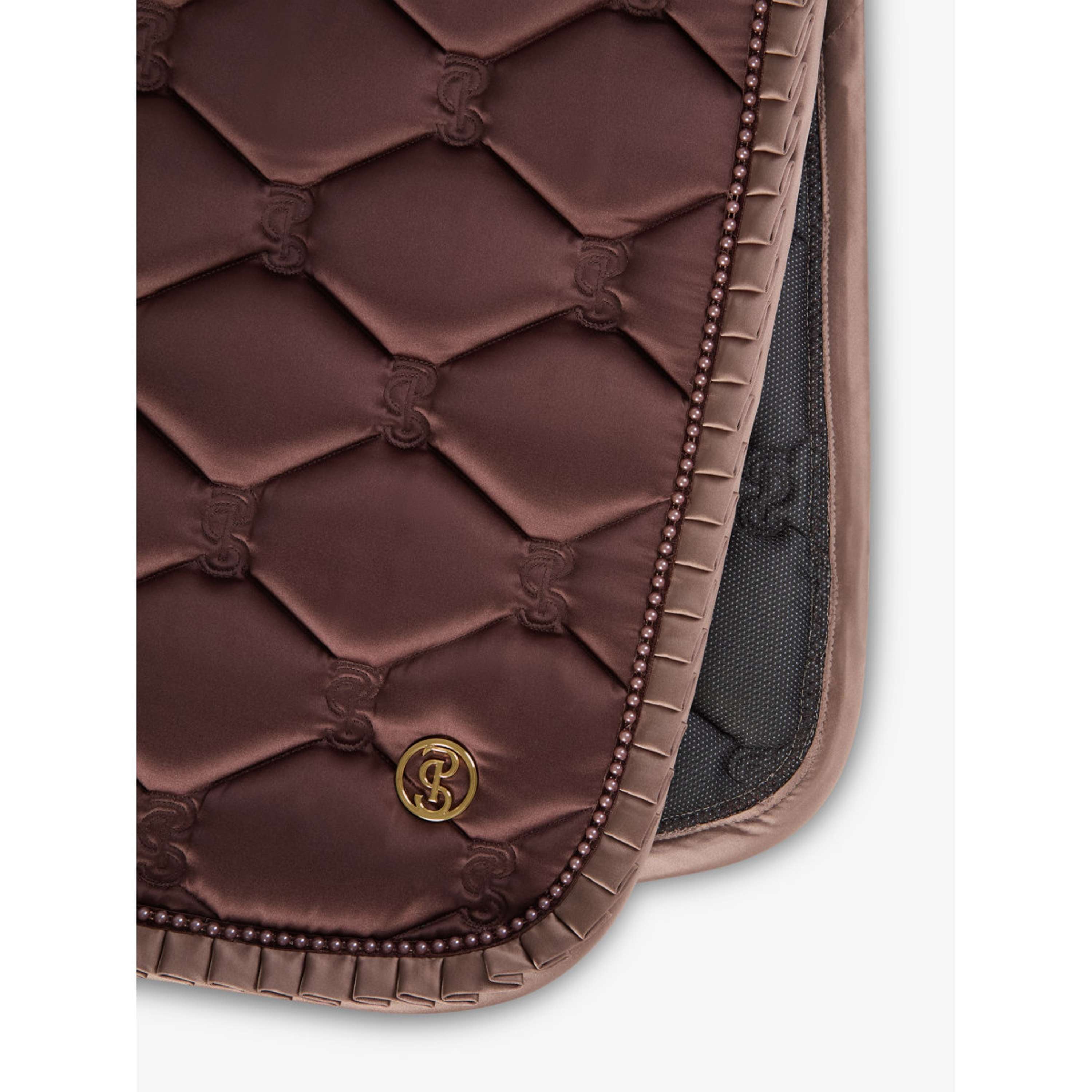 PS of Sweden Mantilla Ruffle Pearl Doma Clásica Marron Tierra