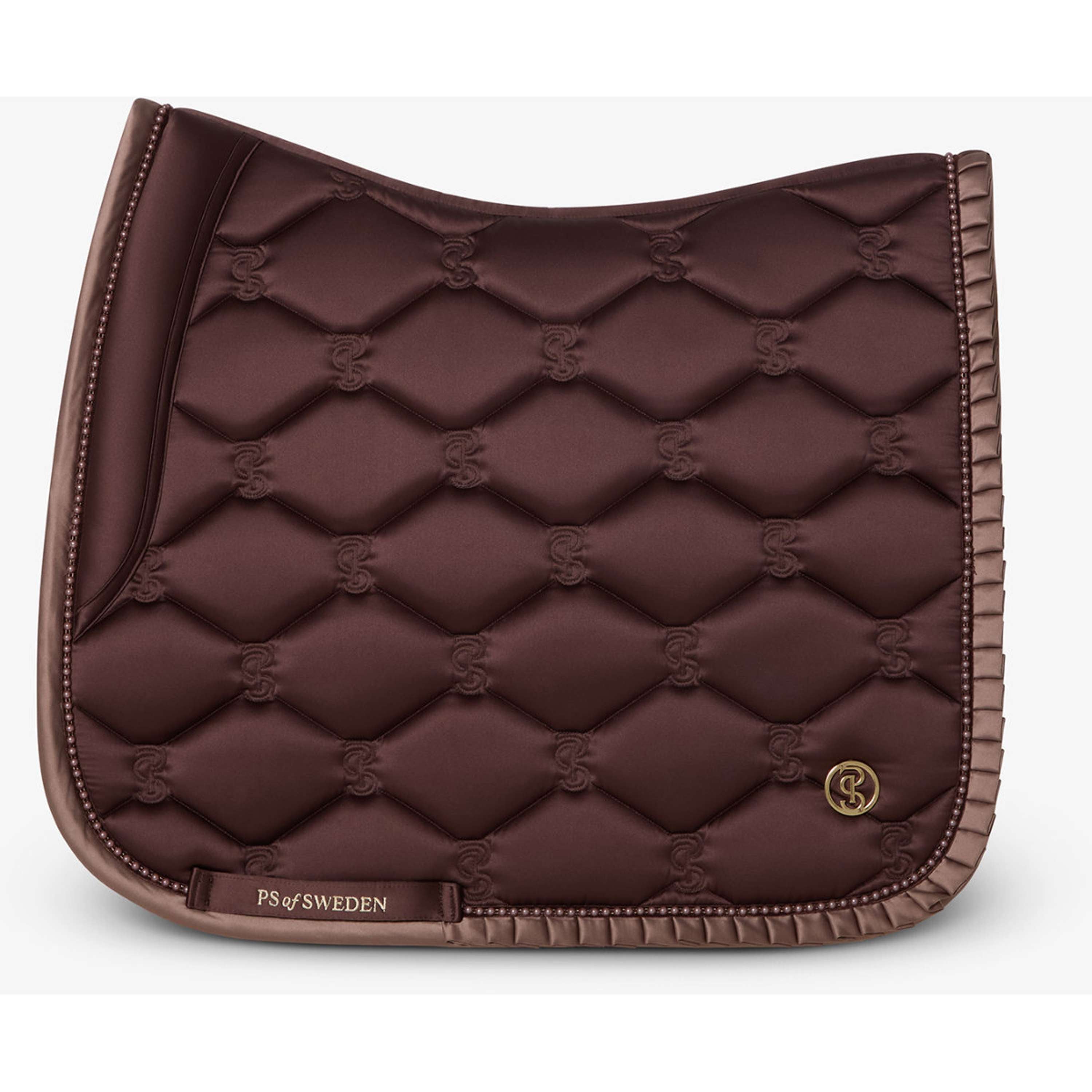 PS of Sweden Mantilla Ruffle Pearl Doma Clásica Marron Tierra