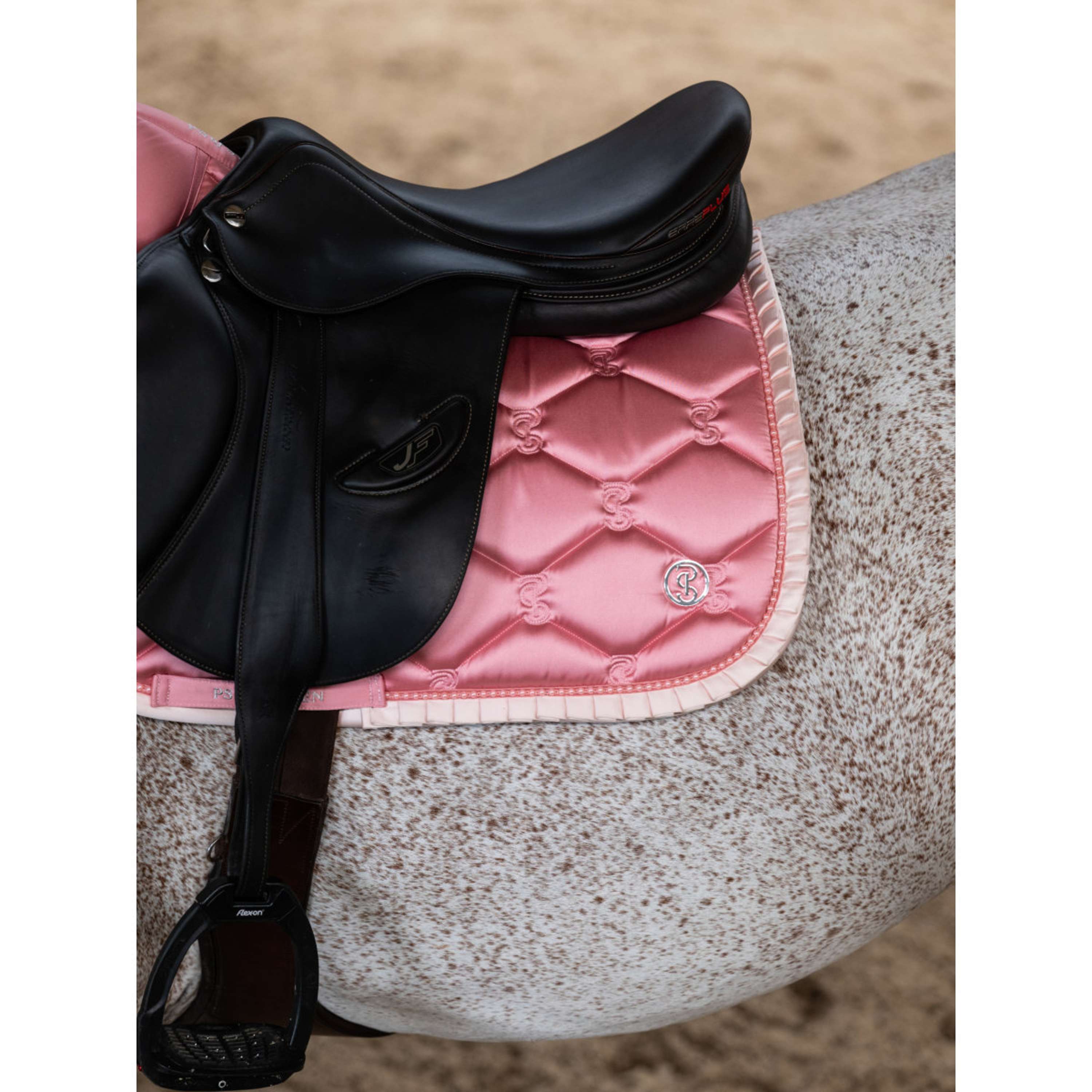 PS of Sweden Mantilla Ruffle Pearl Saltando Vintage Pink
