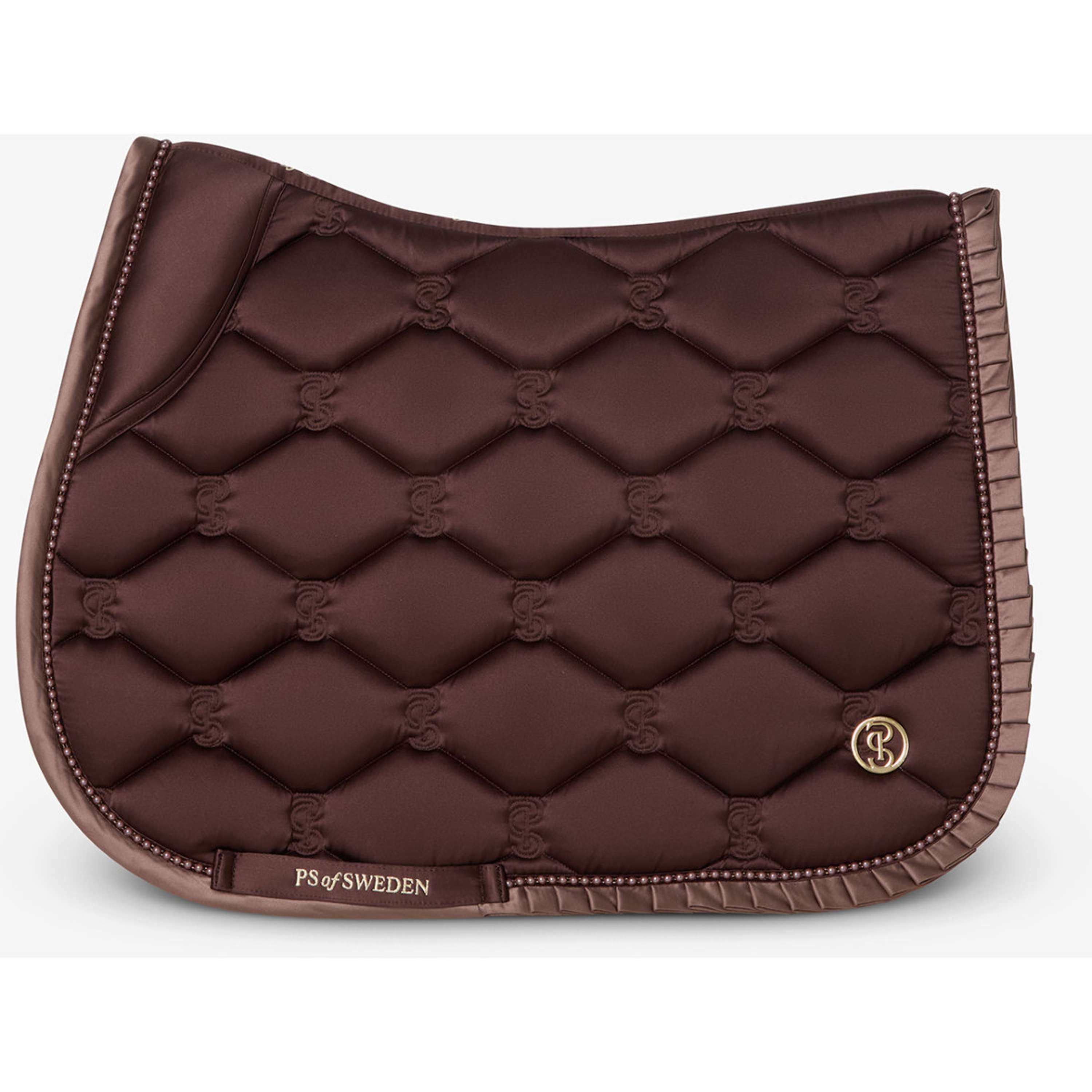 PS of Sweden Mantilla Ruffle Pearl Saltando Marron Tierra