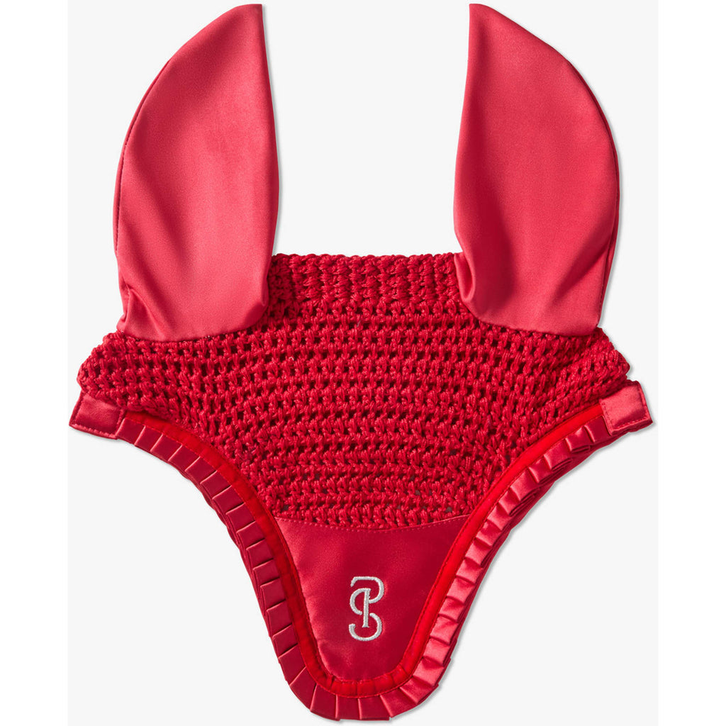 PS of Sweden Bonete para Orejas Ruffle Cranberry Red