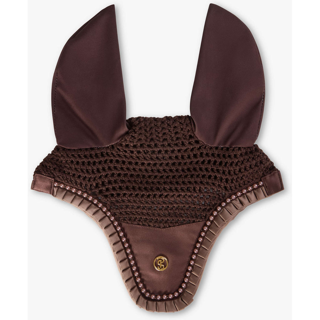 PS of Sweden Bonete para Orejas Ruffle Pearl Marron Tierra