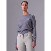 PS of Sweden Sweater PS Logo Mid Grey Melange
