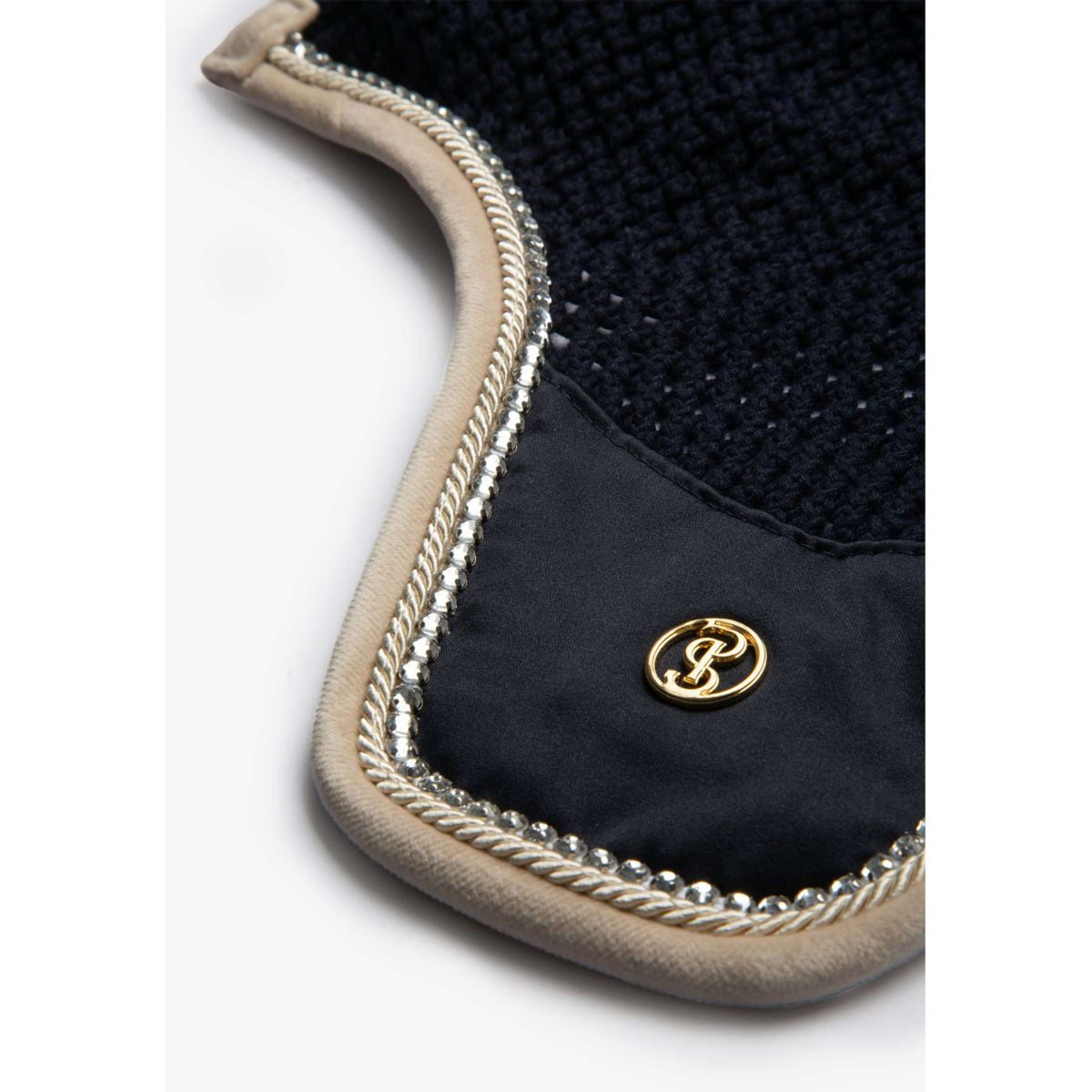 PS of Sweden Bonete para Orejas Vintage Monogram Navy