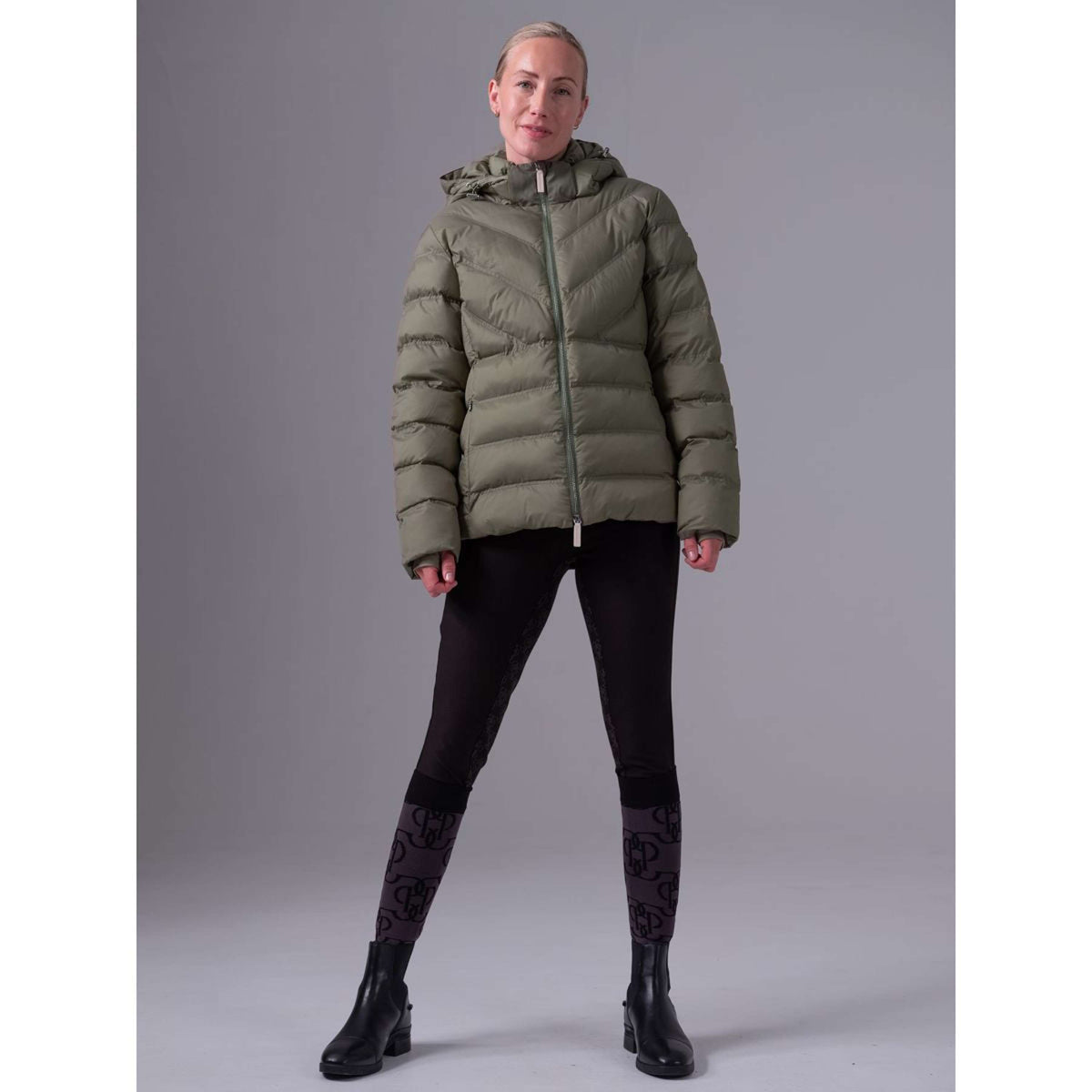 PS of Sweden Chaqueta acolchada Penelope Vintage Green