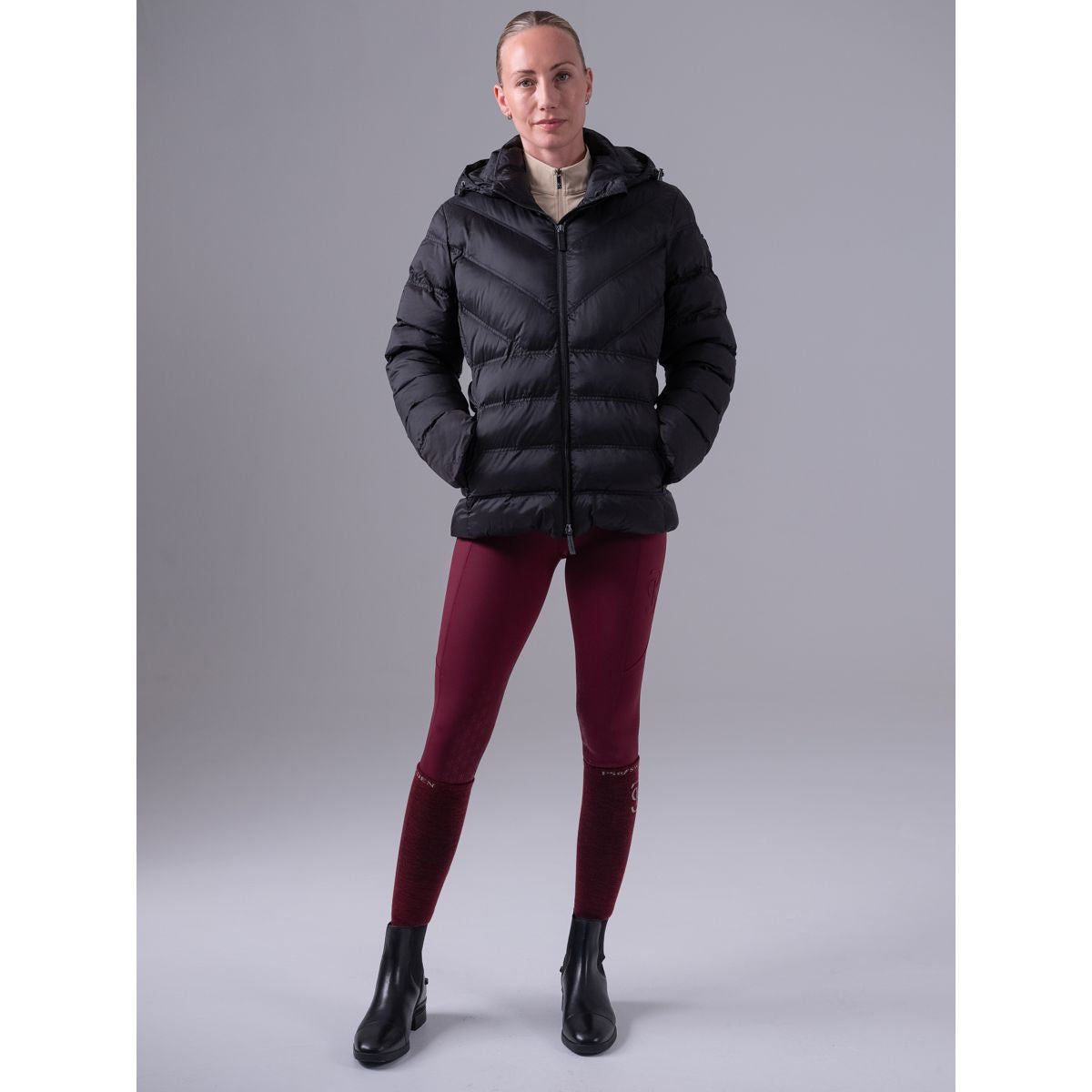 PS of Sweden Chaqueta acolchada Penelope Negro