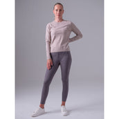 PS of Sweden Suéter PS Logo Silk Taupe